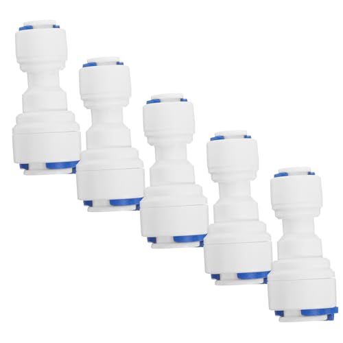 LIFKICH 5Stücke Wasserfilter Schnellanschlüsse bis Gerade Adapter für Einfache Installation Wassersystemen und Bewässerung Robuste Materialien für Langlebige Nutzung von LIFKICH