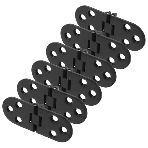 LIFKICH 6 Stück Faltbare Scharniere Robuste Versteckte Scharniere für Klapptische Einfach zu Installierende Möbelbeschläge für Esszimmer und Stabiler Halt und Kompakte Tragbarkeit LIFKICH 6 Stück Faltbare Scharniere Robuste Versteckte Scharniere für Klapptische Einfach zu Installierende Möbelbeschläge für Esszimmer und Stabiler Halt und Kompakte Tragbarkeit von LIFKICH