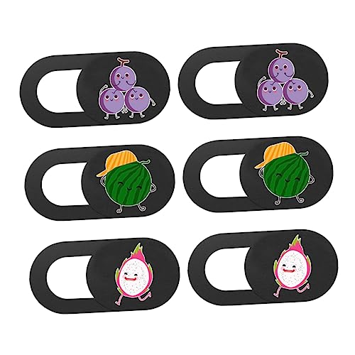 LIFKICH 6stücke Teiliges Webcam Schutzcover Ultra-dünne Abdeckung Für Laptop Und Smartphone Privatsphäre Schutz Mit Niedlichen Cartoon-Designs Einfach Zu Bedienen Schont Ihre Geräte von LIFKICH