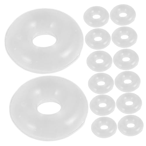 LIFKICH 80 Stück Rutschgummi-Ring transparent einfach klein Form Armbandstopper UV Stopperperlen zur Schmuckherstellung klemmverschluss gummistopper charms Charme Stopper schmuckverschluss von LIFKICH