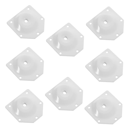 LIFKICH 8 Stück Möbelbein Montageplatten 12° Abgewinkelt Metall Befestigungsplatten Für Couch Sofa Kommode Möbelzubehör Stabilität von LIFKICH