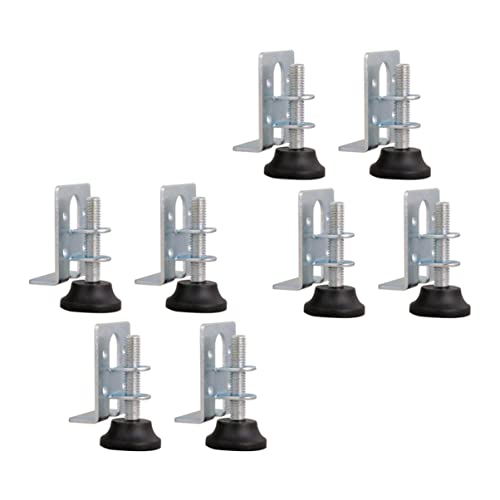 LIFKICH 8Stücke Verstellbare Möbel Füße Höhenverstellbare Nivellierfüße für Schränke und Tische Stabilität und Flexibilität Langlebigem von LIFKICH