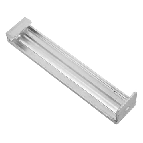 LIFKICH Aluminiumlegierung Regenrinnenhalter Regenrinnenstütze Wetterfester Metallhalter für Dachrinnen Installieren Langlebig und Rostbeständig Zubehör für Außenentwässerung von LIFKICH