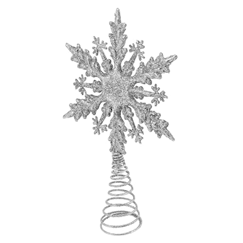 LIFKICH Weihnachtsstern-Ornament Baumspitze Stern Feiertagsdekoration Partygeschenk Baumstern-Dekoration Stern-baumspitze Weihnachtsbaumspitze von LIFKICH