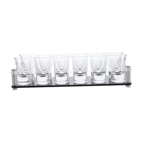 LIFKICH Cocktailglas Teilig mit Schwarzem Acrylhalter Spirituosenbecher Doppelreihiger Aufbewahrungsständer für Likörgläser Bar und Küchentauglich Einfach zu Reinigen und Platzsparend LIFKICH Cocktailglas Teilig mit Schwarzem Acrylhalter Spirituosenbecher Doppelreihiger Aufbewahrungsständer für Likörgläser Bar und Küchentauglich Einfach zu Reinigen und Platzsparend von LIFKICH