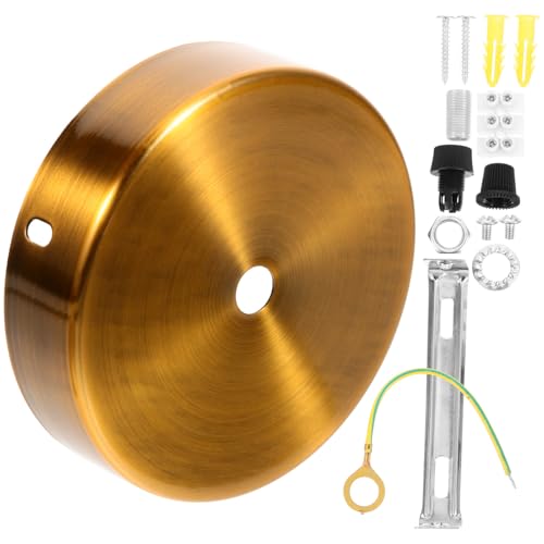 LIFKICH Deckenleuchten baldachin aus Robustem Elektroplattiertem Eisen Runde Pendelleuchten abdeckung mit Einfachem Design DIY Lampenhalterung Passend für Verschiedene Wohnräume LIFKICH Deckenleuchten baldachin aus Robustem Elektroplattiertem Eisen Runde Pendelleuchten abdeckung mit Einfachem Design DIY Lampenhalterung Passend für Verschiedene Wohnräume von LIFKICH