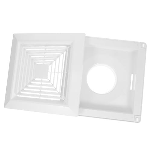 LIFKICH Eckiger Abluftventilator-abdeckung mit Clip Kunststoff Lüftungsgitter für Badezimmer und Küche Integrierter Deckeneinbau Optimierte Luftzirkulation Feuchtigkeitsbeständig LIFKICH Eckiger Abluftventilator-abdeckung mit Clip Kunststoff Lüftungsgitter für Badezimmer und Küche Integrierter Deckeneinbau Optimierte Luftzirkulation Feuchtigkeitsbeständig von LIFKICH