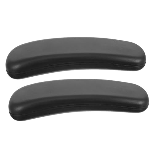 LIFKICH Ergonomische Pu Armlehnenpolster für Bürostühle Verstellbare Kleine Brotform Rutschfester Bezug Langlebig und Pflegeleicht für Büro Heimarbeitsplatz von LIFKICH