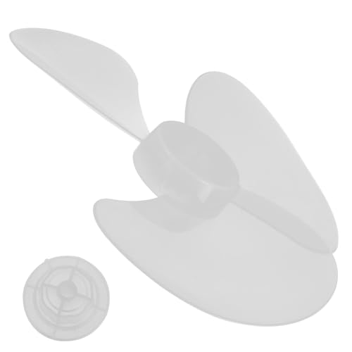 LIFKICH Ersatzlüfterflügel Transparent Weiß Passend für Tischventilator und Standventilator Kunststoff Flügelblätter Zubehör LIFKICH Ersatzlüfterflügel Transparent Weiß Passend für Tischventilator und Standventilator Kunststoff Flügelblätter Zubehör von LIFKICH