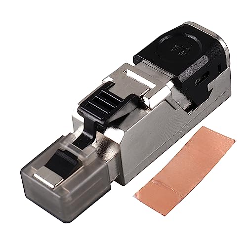 LIFKICH Ethernet Stecker Cat Pass Through Werkzeugloser Netzwerkstecker für Gigabit und Gigabit Ethernet Geschirmt Vergoldet Langlebig und Installieren für Professionelle LIFKICH Ethernet Stecker Cat Pass Through Werkzeugloser Netzwerkstecker für Gigabit und Gigabit Ethernet Geschirmt Vergoldet Langlebig und Installieren für Professionelle von LIFKICH