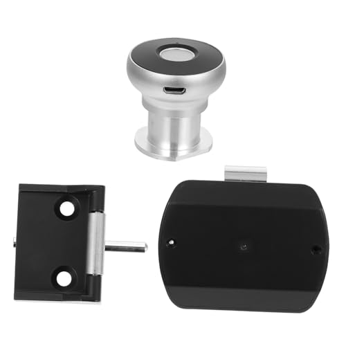 LIFKICH Fingerprint Möbel Schloss mit USB Ladung Aluminiumlegierung Langlebig Einfache Installation Geeignet für Zuhause Büro und Schranksicherung von LIFKICH