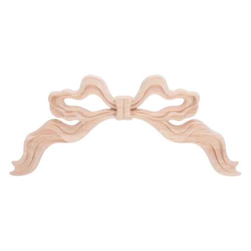 LIFKICH Holzschnitzerei im europäischen Stil, Applikationen, Schleifenknoten, Möbelaufkleber, unlackiert, dekorative Eckschnitzerei-Aufkleber für Bett, Tür, Schrank LIFKICH Holzschnitzerei im europäischen Stil, Applikationen, Schleifenknoten, Möbelaufkleber, unlackiert, dekorative Eckschnitzerei-Aufkleber für Bett, Tür, Schrank von LIFKICH