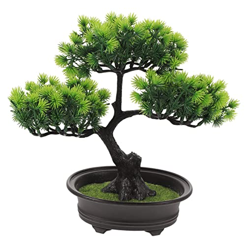 LIFKICH Künstlicher Kiefernbonsai Als Dekoration Pflanzenschmuck Aus Kunststoff Simulation Für Innenbereich von LIFKICH