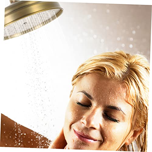 LIFKICH Kupfer Duschkopf Regenbrause Retro Design Großer Wasserfluss Bad Duschbrause Einfache Montage Badezimmer Regendusche ohne Handbrause von LIFKICH