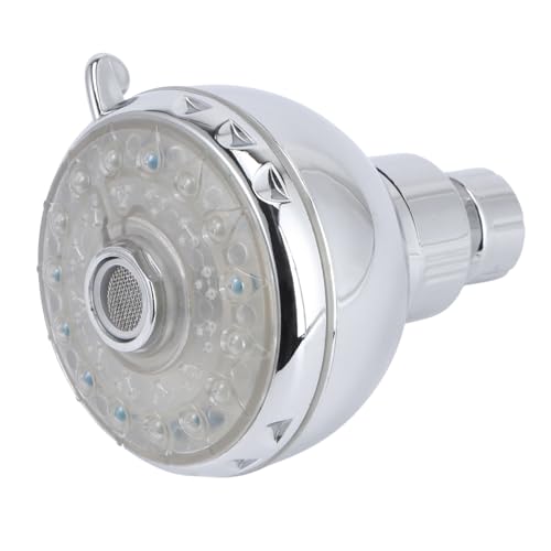 LIFKICH LED Duschkopf Handbrause Abs Temperaturgesteuert Farben LED Farbwechsel Wassersparend Werkzeugfrei Installierbar Passend Schiebestange LIFKICH LED Duschkopf Handbrause Abs Temperaturgesteuert Farben LED Farbwechsel Wassersparend Werkzeugfrei Installierbar Passend Schiebestange von LIFKICH
