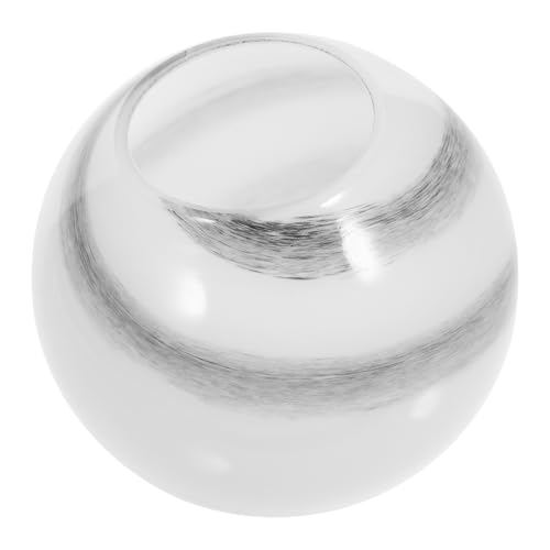 LIFKICH Lampenschirm für Pendelleuchte Moderner Austausch Lampenschirm Kugelglas Design für Wand und Deckenleuchten Durchmesser Öffnung Stilvolle Wohnraumbeleuchtung von LIFKICH
