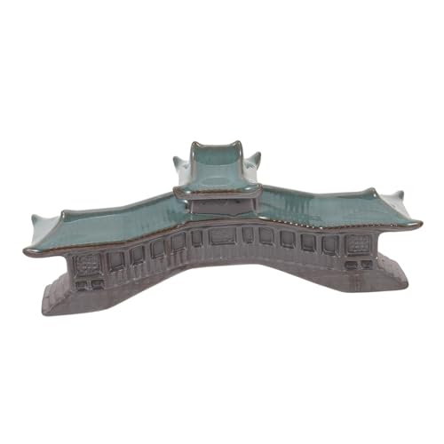 LIFKICH Miniatur-pavillon-Figur Für Aquarium-Dekoration Simulationsbrücke Landschaft Bonsai-Zen-dekor Für Schreibtisch Kleines Pagodenmodell Als Aquarium-Ornament von LIFKICH