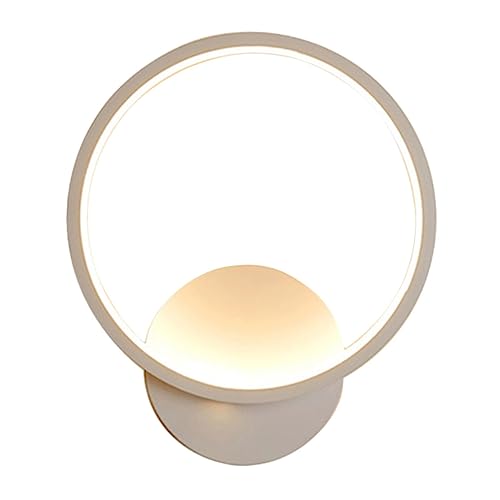 LIFKICH Moderne Runde LED Wandlampe Silber Warmweiß Dekorative Schlafzimmer und Flurbeleuchtung Energiesparende Wandleuchte für Wohnzimmer Balkon und Eingangsbereich Inklusive LIFKICH Moderne Runde LED Wandlampe Silber Warmweiß Dekorative Schlafzimmer und Flurbeleuchtung Energiesparende Wandleuchte für Wohnzimmer Balkon und Eingangsbereich Inklusive von LIFKICH