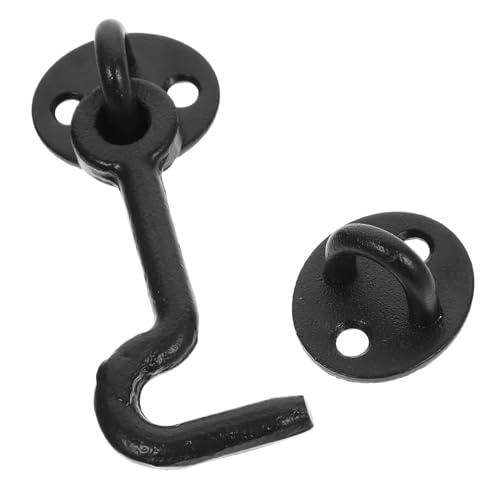 LIFKICH Haken-und-ösenriegel Für Schranktür Und Zimmertür Metall-fensterriegel Mit Haken Riegelhaken Zum Sichern Von Türen Und Fenstern LIFKICH Haken-und-ösenriegel Für Schranktür Und Zimmertür Metall-fensterriegel Mit Haken Riegelhaken Zum Sichern Von Türen Und Fenstern von LIFKICH