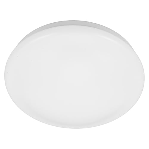 LIFKICH Runde Deckenleuchte Lampenschirm aus Robustem Kunststoff Hoher Lichtdurchlass Moderner Stil Einfach zu Reinigen Vielseitiger Lichtabdeckungsschutz für Schlafzimmer und Büro von LIFKICH