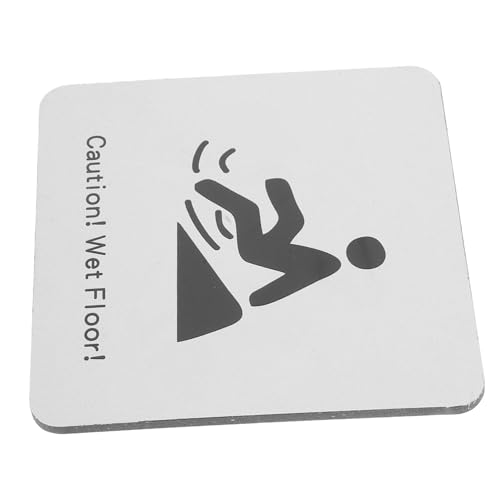 LIFKICH Rutschgefahr Warnschild Freundliches Hinweisschild Für Nasse Böden Sicherheitsschild Für Wohn Und Gewerberäume Niedliches Design Mit Charmanten Grafiken Vielseitig Einsetzbar von LIFKICH