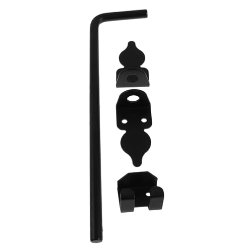 LIFKICH Schwerlast Türriegel Schwarzer Cane Bolt mit Schrauben Robuster Bodenschieber für Holztore Gartentore Zauntore Universeller Türbolzen LIFKICH Schwerlast Türriegel Schwarzer Cane Bolt mit Schrauben Robuster Bodenschieber für Holztore Gartentore Zauntore Universeller Türbolzen von LIFKICH
