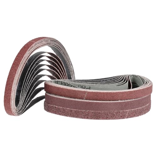 LIFKICH Teiliges Schleifband Aluminiumoxid Körnungen für Holzbearbeitung Metallpolieren Antistatisch Hochabriebfest LIFKICH Teiliges Schleifband Aluminiumoxid Körnungen für Holzbearbeitung Metallpolieren Antistatisch Hochabriebfest von LIFKICH