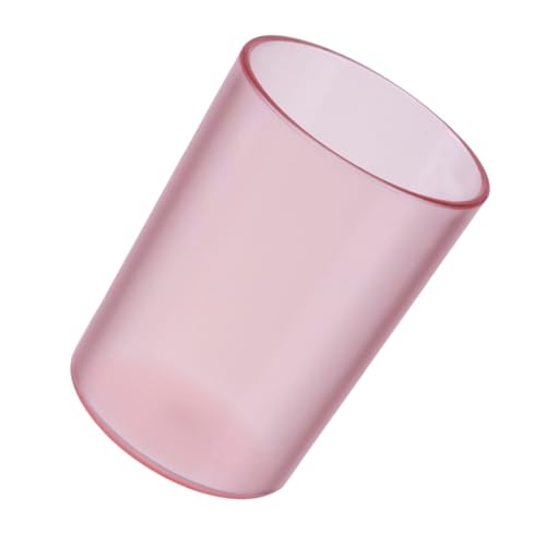 LIFKICH Transparente Zahnbürstenbecher Multifunktionale Trinkbecher für Erwachsene und Robustes Sicheres Material Design für Badezimmer und Küche von LIFKICH