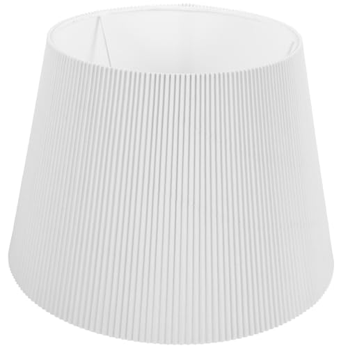 LIFKICH Weißer Stoff Lampenschirm für Tischlampe und Stehlampe Eleganter Langlebiger Lampenschirm aus Stoff und Dekorativ für Schreibtisch Nachttisch und Wohnzimmer Einfache Montage LIFKICH Weißer Stoff Lampenschirm für Tischlampe und Stehlampe Eleganter Langlebiger Lampenschirm aus Stoff und Dekorativ für Schreibtisch Nachttisch und Wohnzimmer Einfache Montage von LIFKICH