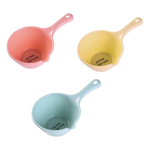 3stücke Küchenschöpflöffel Mit Langem Griff Robuste Wasserladle Aus Pp Für Garten Und Haushalt Praktische Wasserkelle von LIFKOME