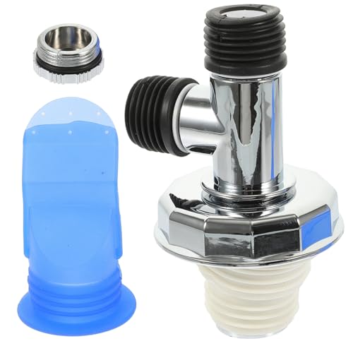LIFKOME 1 Satz Wasserdichter Abflussanschluss für Waschmaschine mit Abnehmbarer Bodenablauf für Waschbecken Küchenspüle und Dusche Effektive Dichtungsleistung LIFKOME 1 Satz Wasserdichter Abflussanschluss für Waschmaschine mit Abnehmbarer Bodenablauf für Waschbecken Küchenspüle und Dusche Effektive Dichtungsleistung von LIFKOME