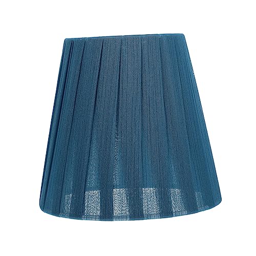 LIFKOME 1 Stück Moderner Nordic Lampenschirm Blauer Stoff Lampenschirm für Tischlampe für Wand und Deckenleuchten Schützt Ihre Augen und Sorgt für Gemütliche von LIFKOME