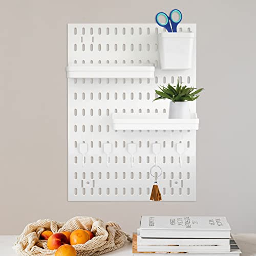 LIFKOME Pegboard 1 Wandmontage-Pegboard Pegboard-Wand-Organizer-Paneele Weiße Pegboards DIY-Pegboard-Organizer Für Heimbüro von LIFKOME