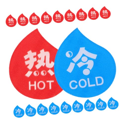 LIFKOME 10 Paare Klebeetiketten Heiß Kalt Wasserhahn Aufkleber Wasser Tropfen Design Badezimmer Bad Wc Waschbecken Armatur Markierung für Hotel und Zuhause LIFKOME 10 Paare Klebeetiketten Heiß Kalt Wasserhahn Aufkleber Wasser Tropfen Design Badezimmer Bad Wc Waschbecken Armatur Markierung für Hotel und Zuhause von LIFKOME