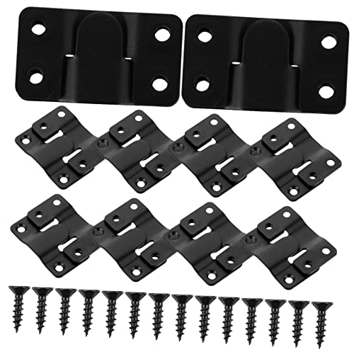 LIFKOME 10 Sätze Interlocking Hooks für Schwere Spiegel Praktische Aufhängung für Bilder und Dekoration Geeignet für Zuhause und Büro von LIFKOME