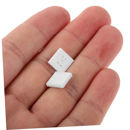 LIFKOME 10 Sätze Miniatur-Schalter und Steckdosen Modellset Detailgetreue Architektur Bausatz Zubehör für Puppenhaus und Miniaturszenen Einfach zu Montieren Realistische von LIFKOME