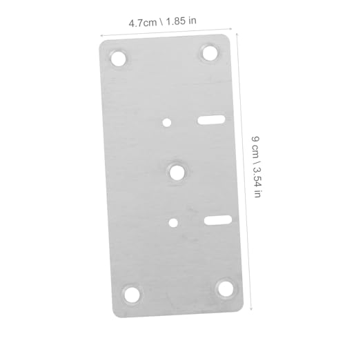 LIFKOME 10 Stück Edelstahl Scharnier Reparaturplatten mit Schrauben Robuste Küchenschrank Türbefestigung Einfache Montage Verschleißfest und Langlebig für Möbelreparatur und Verstärkung von LIFKOME