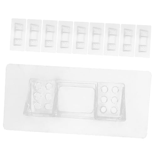 LIFKOME 10 Stück Regalbodenträger ohne Bohren Stabile Doppelte Reihen Regalstützen für Küchenschrank Bad Kleiderschrank Vielseitige Regalträger für Einfache Montage und Hohe Tragkraft von LIFKOME