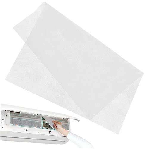 LIFKOME 10 Stück Teiliges Air Conditioning Filterpapier mit Starkem Doppelseitigem Kleber Zuschneidbar Staubabweisend Geruchsreduzierend Geeignet für Klimaanlagen und zu Hause von LIFKOME