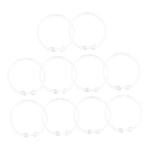 LIFKOME 10 Stück Teiliges Duschvorhangringe aus Transparentem Einfache Schnappverschluss Clips Stabile Runde Vorhangringe für Badezimmer und Fensterstangen Leicht Gleitend und Vielseitig LIFKOME 10 Stück Teiliges Duschvorhangringe aus Transparentem Einfache Schnappverschluss Clips Stabile Runde Vorhangringe für Badezimmer und Fensterstangen Leicht Gleitend und Vielseitig von LIFKOME