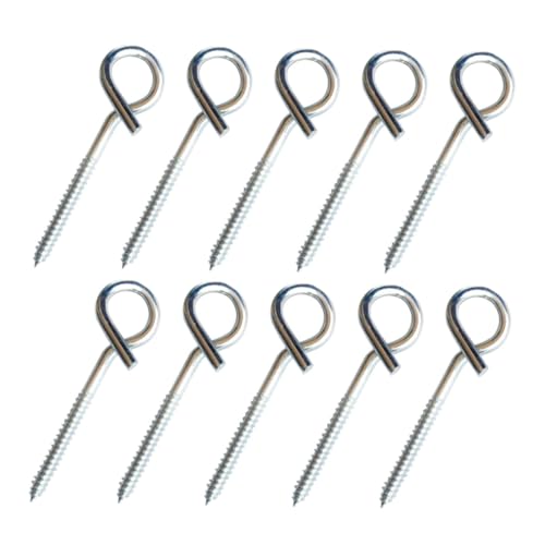 LIFKOME 10 Stück Teiliges Edelstahl Schraubhaken mit Ring Rostfrei Hohe Härte Vielseitig für Haushalt Pflanzen Lampen Vorhänge Platzsparend und Langlebig LIFKOME 10 Stück Teiliges Edelstahl Schraubhaken mit Ring Rostfrei Hohe Härte Vielseitig für Haushalt Pflanzen Lampen Vorhänge Platzsparend und Langlebig von LIFKOME