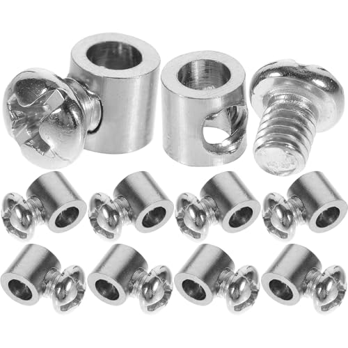 LIFKOME 10 Stück Teiliges Edelstahl Stahlseil Klemmen Kabelhalter Drahtseilbefestigung Sicheres Befestigen für Beleuchtung Werbeschilder Kabelmanagement LIFKOME 10 Stück Teiliges Edelstahl Stahlseil Klemmen Kabelhalter Drahtseilbefestigung Sicheres Befestigen für Beleuchtung Werbeschilder Kabelmanagement von LIFKOME