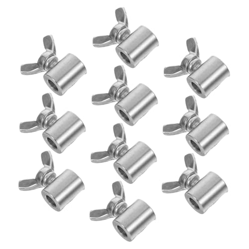 LIFKOME 10 Stück Teiliges Edelstahl Stahlseil-klemme Rundloch Kabelclip für Doppeldrahtseil Antirutsch Sicherer Befestigungsclip für Industrie Bau Außeneinsatz LIFKOME 10 Stück Teiliges Edelstahl Stahlseil-klemme Rundloch Kabelclip für Doppeldrahtseil Antirutsch Sicherer Befestigungsclip für Industrie Bau Außeneinsatz von LIFKOME