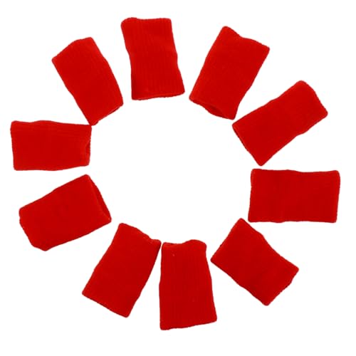 LIFKOME 10 Stück Teiliges Fingerschutz für Perlenmalerei Roter aus Leichtem Bequemem Material Hand und Fingerstulpen zum Schutz bei Diamant Perlenarbeiten Unisex und Tragbar LIFKOME 10 Stück Teiliges Fingerschutz für Perlenmalerei Roter aus Leichtem Bequemem Material Hand und Fingerstulpen zum Schutz bei Diamant Perlenarbeiten Unisex und Tragbar von LIFKOME