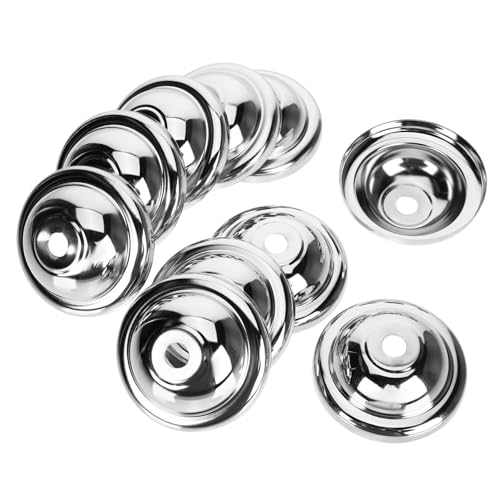 LIFKOME 10 Stück Teiliges Lampenbaldachin Metall Langlebige Deckenleuchten abdeckplatte in Chrom Kompakt und Vielseitig für Pendelleuchten und Tischlampen Schlichtes Design für Wohnzimmer LIFKOME 10 Stück Teiliges Lampenbaldachin Metall Langlebige Deckenleuchten abdeckplatte in Chrom Kompakt und Vielseitig für Pendelleuchten und Tischlampen Schlichtes Design für Wohnzimmer von LIFKOME