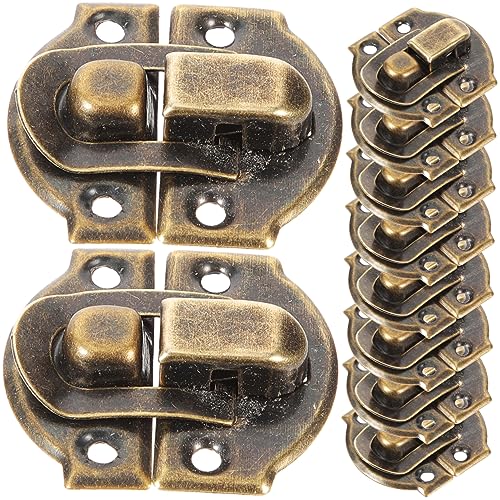 LIFKOME 10 Stück Teiliges Schmuckschatullen Verschlüsse Antike Holzbox Schnallen mit Vorgebohrten Löchern Langlebige Haken für und Aufbewahrungsboxen für Vintage Kisten LIFKOME 10 Stück Teiliges Schmuckschatullen Verschlüsse Antike Holzbox Schnallen mit Vorgebohrten Löchern Langlebige Haken für und Aufbewahrungsboxen für Vintage Kisten von LIFKOME