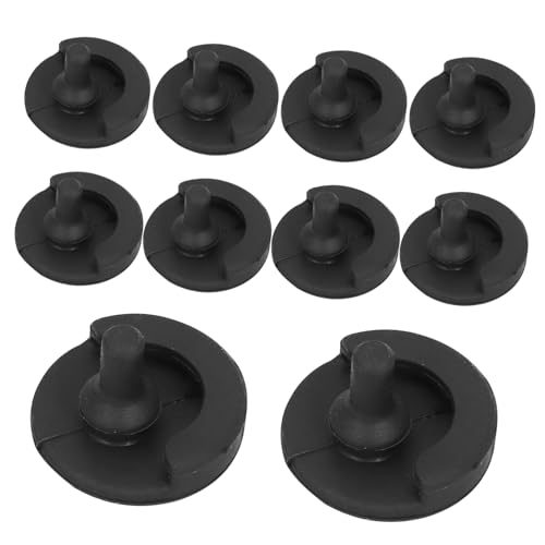 LIFKOME 10 Stück Teiliges Silikon ersatzteil Heißluftfritteuse mit Abgerundeten Ecken Stoßdämpfende Schutzfüße für Körbe und Backbleche Kompatibel mit Diversen Modellen Hitzebeständig von LIFKOME