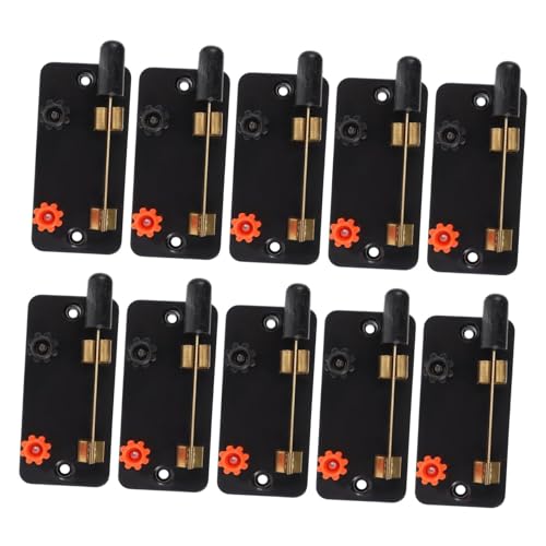 LIFKOME 10 Stück Teiliges Single pole Schalter Elektrisches Laborgerät Spst für Physiklabor Schule Elektronik Experimente Robust Langlebig LIFKOME 10 Stück Teiliges Single pole Schalter Elektrisches Laborgerät Spst für Physiklabor Schule Elektronik Experimente Robust Langlebig von LIFKOME