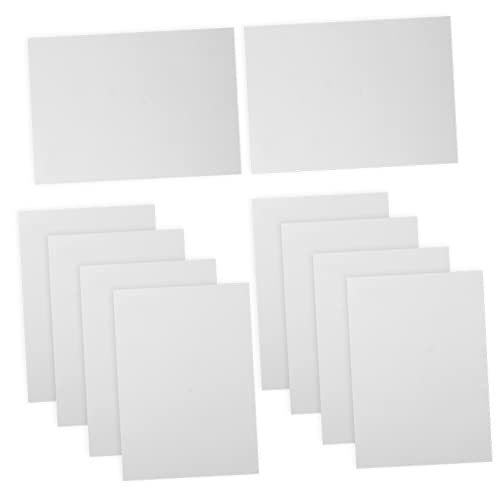 LIFKOME 10 Stück Teiliges Sublimations Aluminiumplatten Langlebige Metallblanks für DIY Wärmetransferdruck Klare Farbergebnisse Geeignet für Wand und Tischdekoration Innen und Außen von LIFKOME