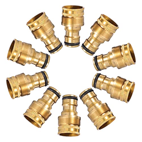 LIFKOME 10 Stück Teiliges Wasserhahn Adapter Kupfer Leicht zu Installierender Basin Connector für Praktische Anwendung im Garten oder Haushalt von LIFKOME